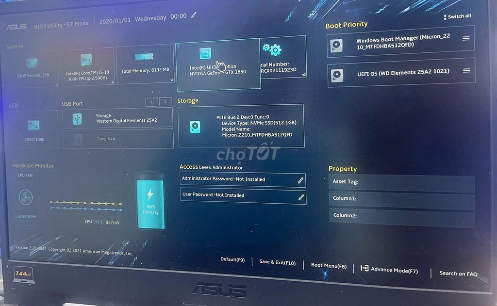 ASUS TUF Gaming F15. Mua bán Laptop tại Thành phố Buôn Ma Thuột Đắk Lắk được đăng bởi Khang hình 1