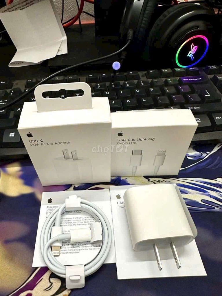BỘ SẠC NHANH 20W ZIN CHÍNH HÃNG BÓC MÁY . Mua bán Phụ kiện (Màn hình, Chuột...) tại Thành phố Hải Dương Hải Dương được đăng bởi NTA SHOP PHỤ KIỆN ĐIỆN THOẠI hình 1