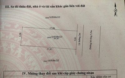 🏡 Đất nền gần trung tâm Bắc Trà My – 107m² – sổ đỏ riêng