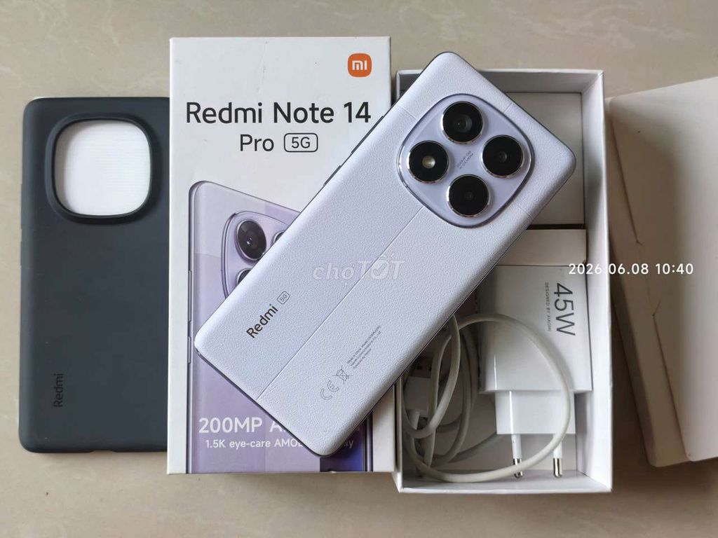 Xiaomi Redmi Note 14 Pro 5G 8GB/256GB Trắng. Mua bán Điện thoại tại Quận 7 Tp Hồ Chí Minh được đăng bởi THÔNG VÕ hình 1