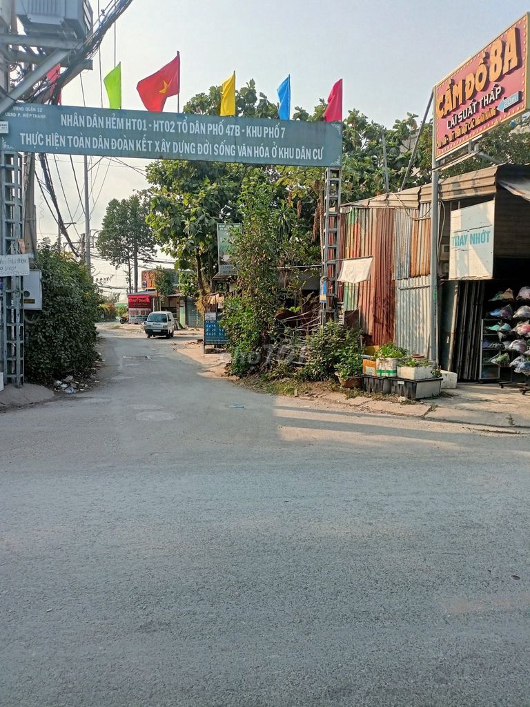 Bán đất thổ cư sổ đỏ 61 m2 Hiệp Thành Quận 12