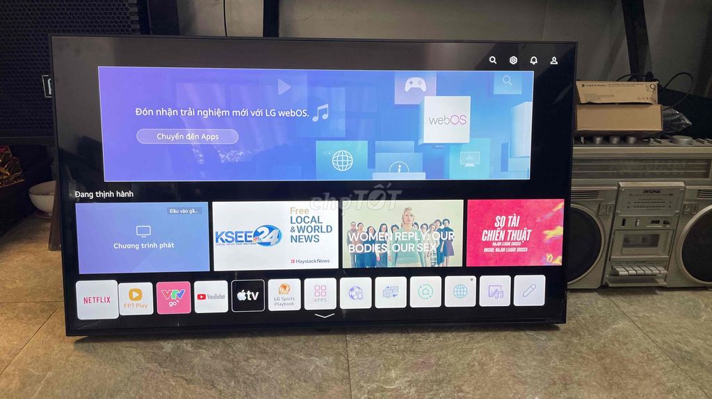 Tivi LG Nanocell 4K 43inch 2023 Tràng Viền Mới 98%. Mua bán Tivi, Âm thanh tại Quận Cẩm Lệ Đà Nẵng được đăng bởi trâm hình 1