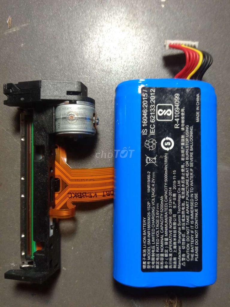Pin và máy in nhiệt may pos cầm tay sunmi,starpos. Mua bán Linh kiện (RAM, Card...) tại Quận 12 Tp Hồ Chí Minh được đăng bởi shop Ngọc  hình 1