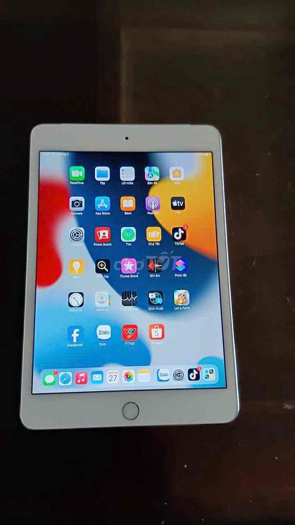 Apple iPad mini 4 128GB Trắng. Mua bán Máy tính bảng tại Quận Ninh Kiều Cần Thơ được đăng bởi khoa Lùn hình 1