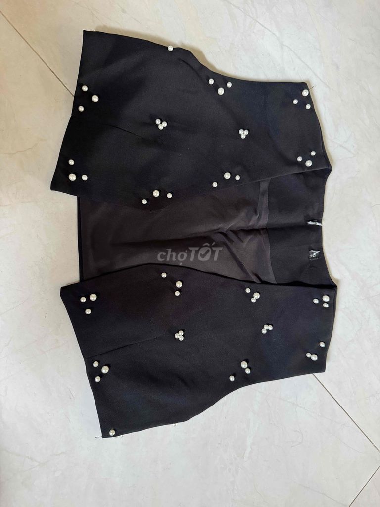 Áo ghi lê Nữ Vải Đen Size S. Mua bán Quần áo tại Huyện Đức Hòa Long An được đăng bởi Trần Hương  hình 1