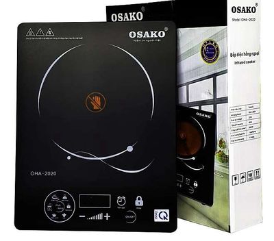 Bếp hồng ngoại 2000W mặt kính Osako OHA-2020