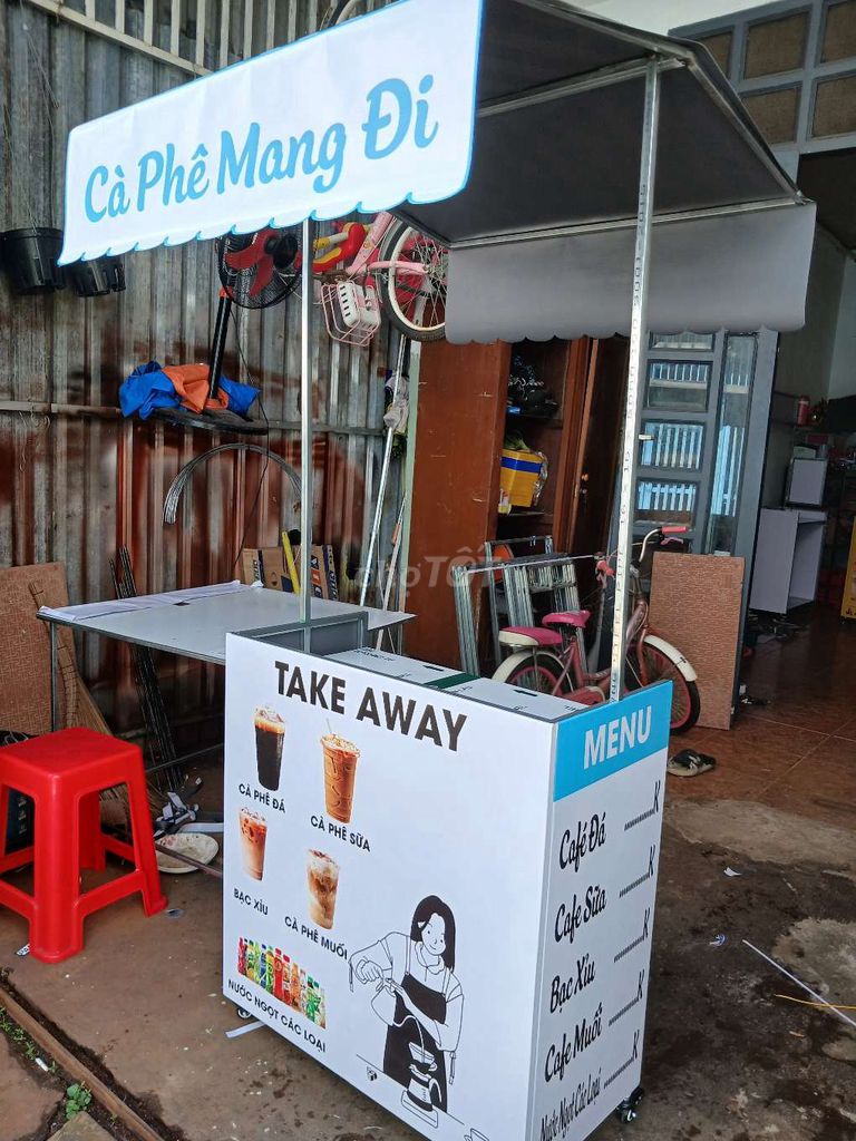 Xe cafe mang đi Gấp gọn Trắng, xanh. Mua bán Đồ chuyên dụng, Giống nuôi trồng tại Quận Bình Thuỷ Cần Thơ được đăng bởi Trung hình 1
