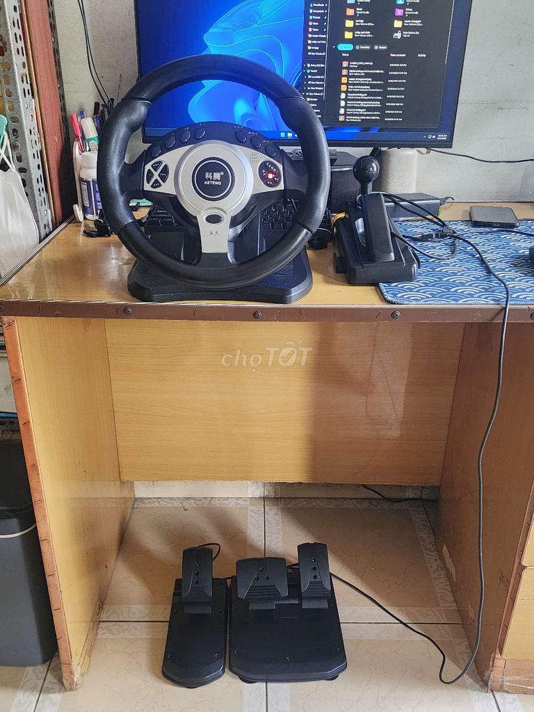 Vô lăng Keteng Kraton 900 quay 900° có rung.. Mua bán Thiết bị chơi game tại Quận Tân Bình Tp Hồ Chí Minh được đăng bởi Huynh Hoang Hai hình 1
