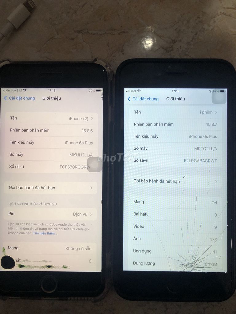 Apple iPhone 6s Plus 64GB mất vân tay. Mua bán Điện thoại tại Thành phố Tân An Long An được đăng bởi Đạt Nguyễn hình 1