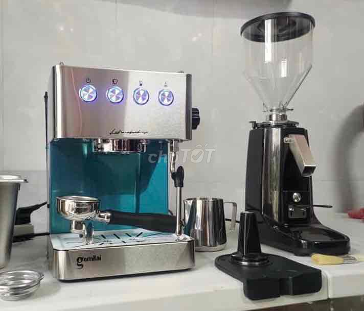 Bán bộ máy pha cafe 3005E + máy xay Gemilai CRM020. Mua bán Bếp, lò, đồ điện nhà bếp tại Quận Bình Tân Tp Hồ Chí Minh được đăng bởi Đỗ Chung hình 1