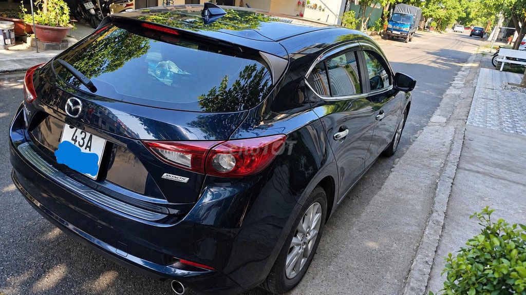 Mazda 3 2017 Рестайлинг Синяя