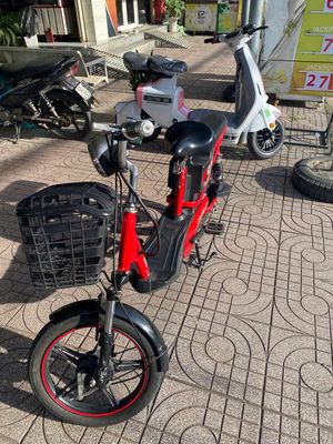 Xe đạp điện JVC Q7 Đỏ. Mua bán Xe điện tại Huyện Cao Lãnh Đồng Tháp được đăng bởi Xe Điện Đỗ Vũ Ngã Ba ông Bầu