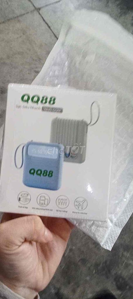 Sạc dự phòng QQ88 10000mAh Sạc nhanh Mới. Mua bán Phụ kiện (Màn hình, Chuột...) tại Huyện Đồng Phú Bình Phước được đăng bởi Phan Mạnh Nghĩa hình 1