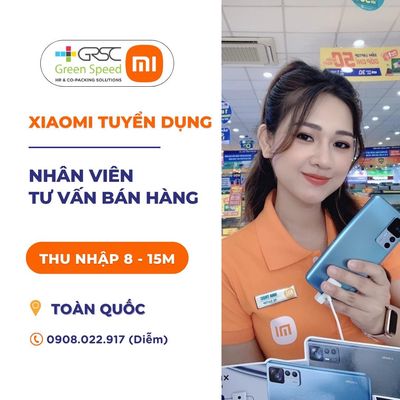 NVBH Hãng Đt Xiaomi ĐMX_THái Thụy, Thái Bình