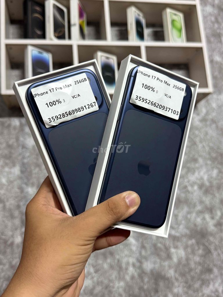 Phone 17 Pro Max 256GB Xanh Fullbox Sạc 0L. Mua bán Điện thoại tại Quận Liên Chiểu Đà Nẵng được đăng bởi Tin Store hình 1