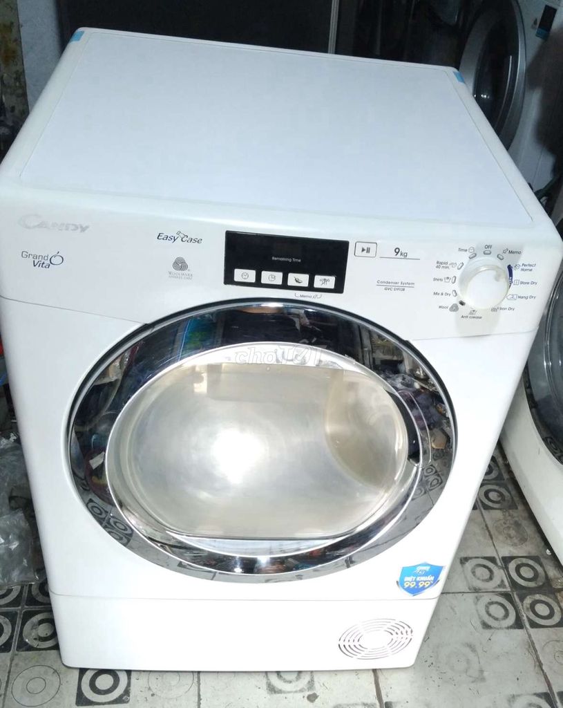 Máy sấy quần áo Candy 9kg Ngưng tụ Trắng. Mua bán Máy giặt tại Quận 8 Tp Hồ Chí Minh được đăng bởi binh đong hình 1