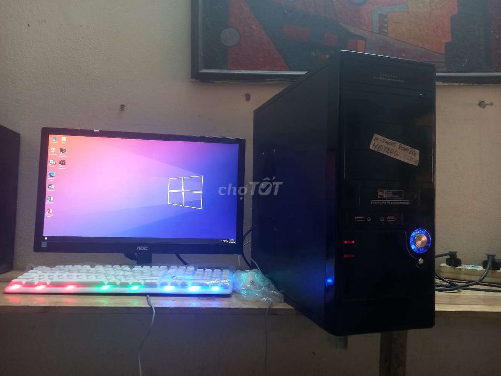 Máy tính để bàn i5-2400 8GB/320GB 19 inch. Mua bán Máy tính để bàn tại Quận Gò Vấp Tp Hồ Chí Minh được đăng bởi huy trần hình 1