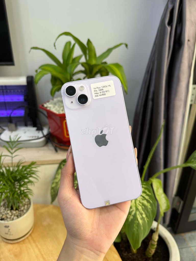 iPhone 14 Plus 128GB Tím, Màn thay. Mua bán Điện thoại tại Huyện Hóc Môn Tp Hồ Chí Minh được đăng bởi Luân Hoài hình 1