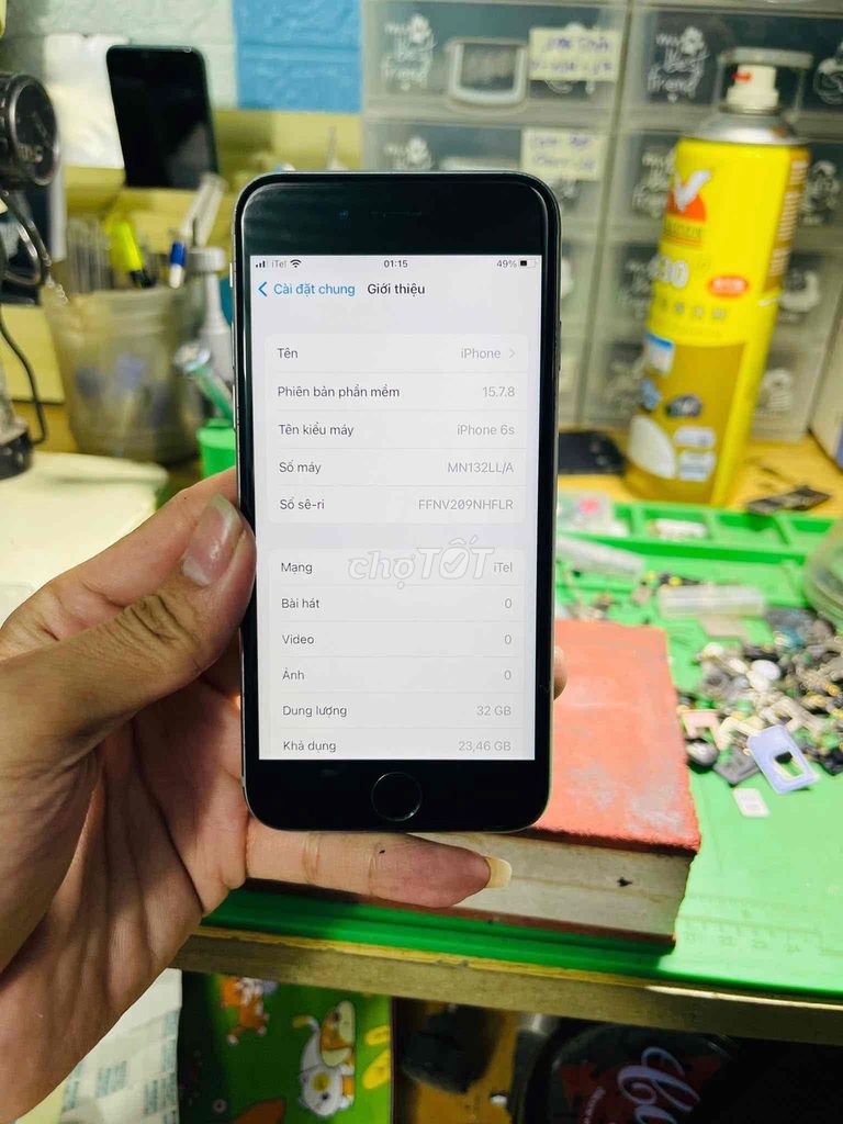 iPhone 6s 32GB Bạc MVT zin. Mua bán Điện thoại tại Thành phố Biên Hòa Đồng Nai được đăng bởi Thà Lê APPLE hình 1
