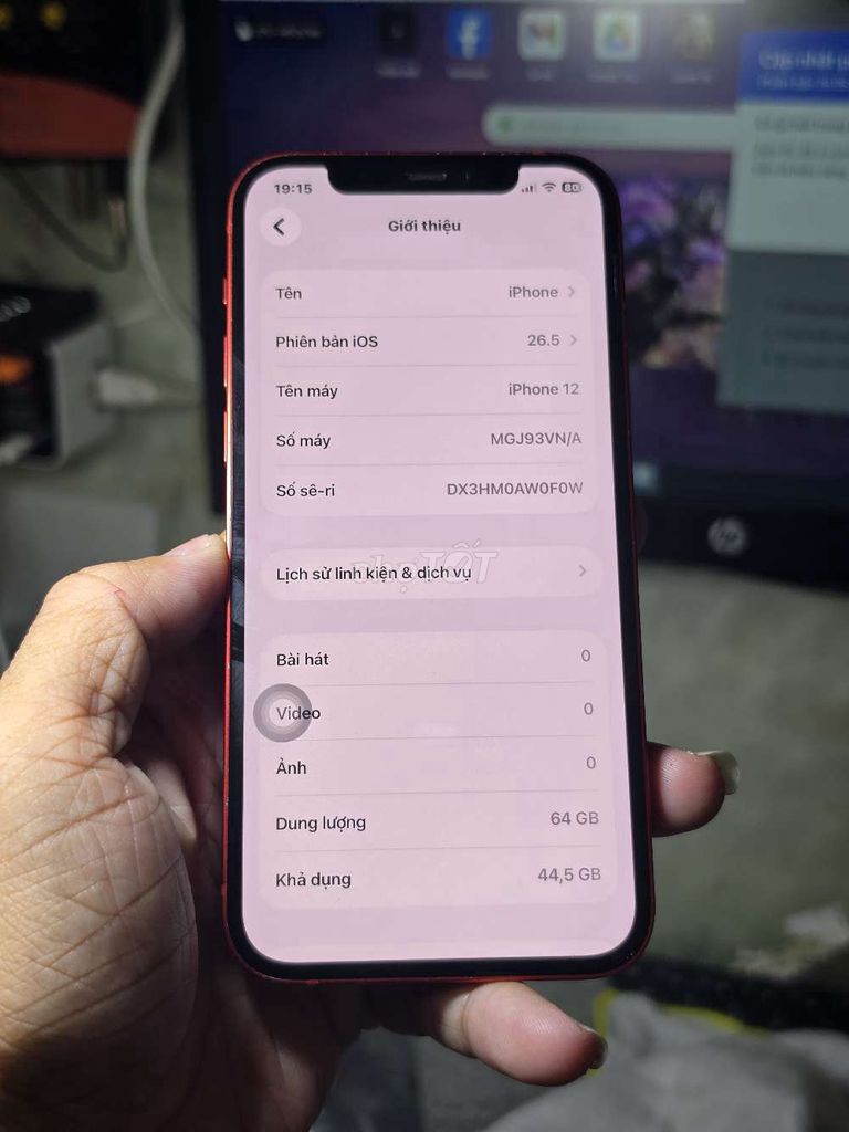  iPhone 12 Việt Nam main zin màn zin đẹp 98%. Mua bán Điện thoại tại Quận 8 Tp Hồ Chí Minh được đăng bởi Thiên Hòa mobile  hình 1