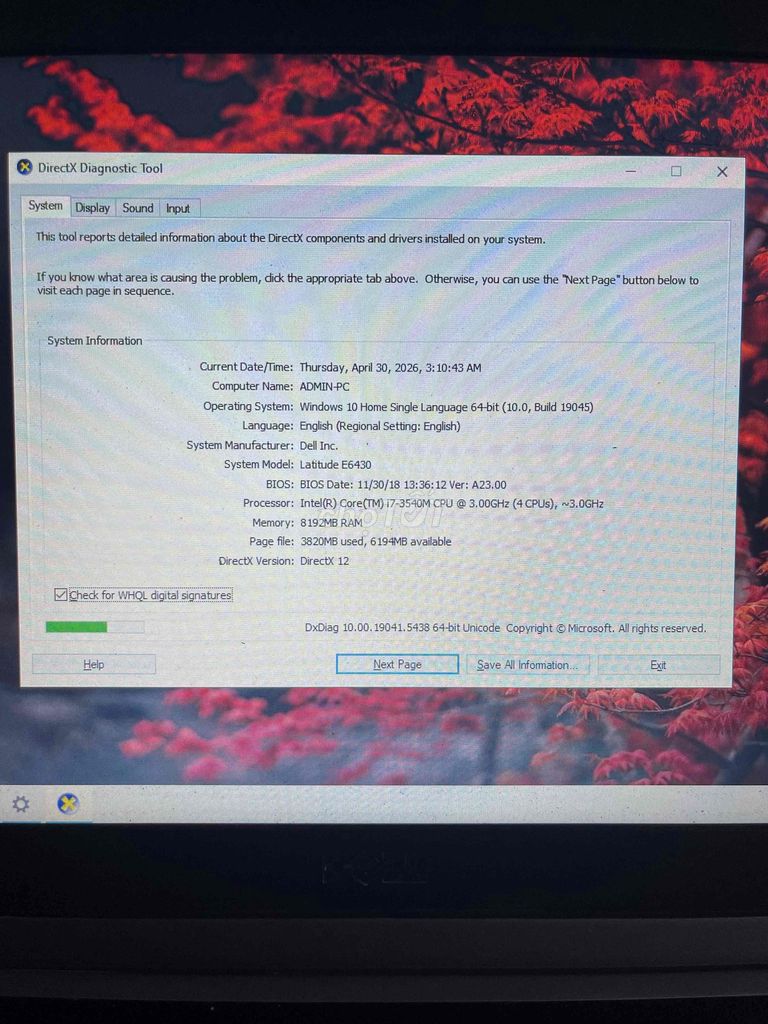 Dell Latitude E6430 i7 8GB/120GB Đen. Mua bán Laptop tại Huyện Bình Chánh Tp Hồ Chí Minh được đăng bởi dung ve chai hình 1
