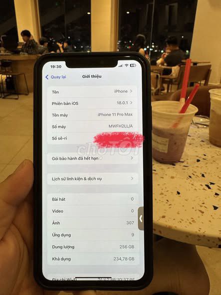 iPhone 11 Pro Max 256GB Xám Đã sử dụng. Mua bán Điện thoại tại Quận Tân Phú Tp Hồ Chí Minh được đăng bởi Hội Đồ Điện Tử hình 1