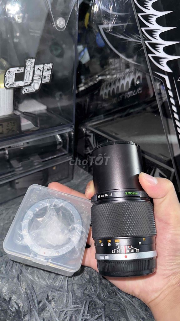 Ống kính Olympic Tele 200mm Đen Canon. Mua bán Máy ảnh, Máy quay tại Huyện Củ Chi Tp Hồ Chí Minh được đăng bởi Phuc Cop hình 1