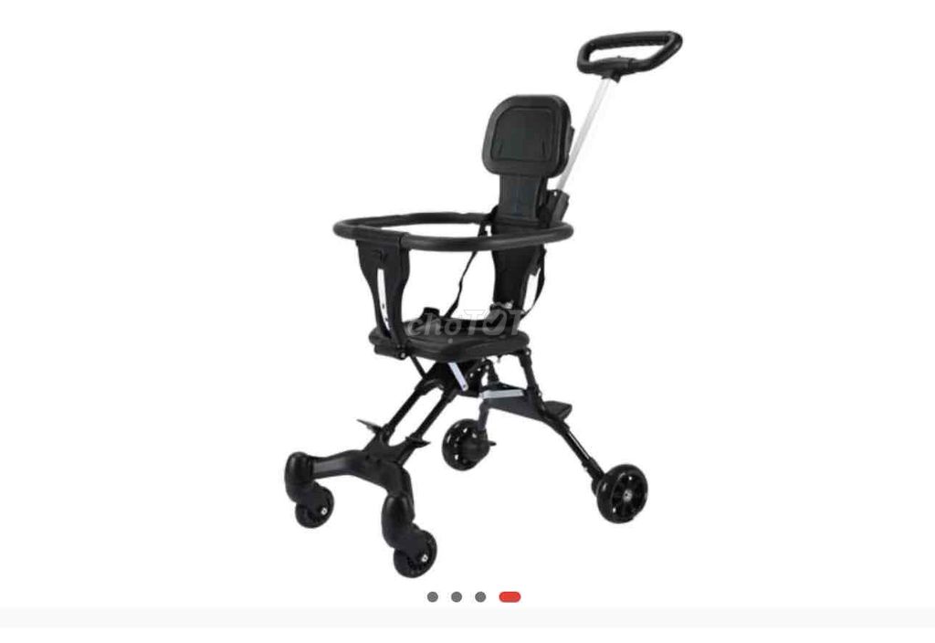 Xe đẩy em bé Gấp gọn Đen Đã sử dụng. Mua bán Mẹ và bé tại Huyện Thăng Bình Quảng Nam được đăng bởi shinobi hình 1