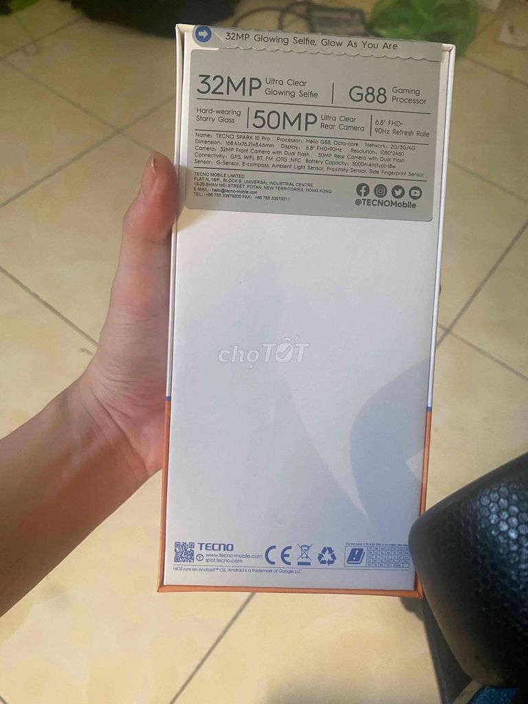 Tecno Spark 10 pro chính hãng mới 100% chưa unbox