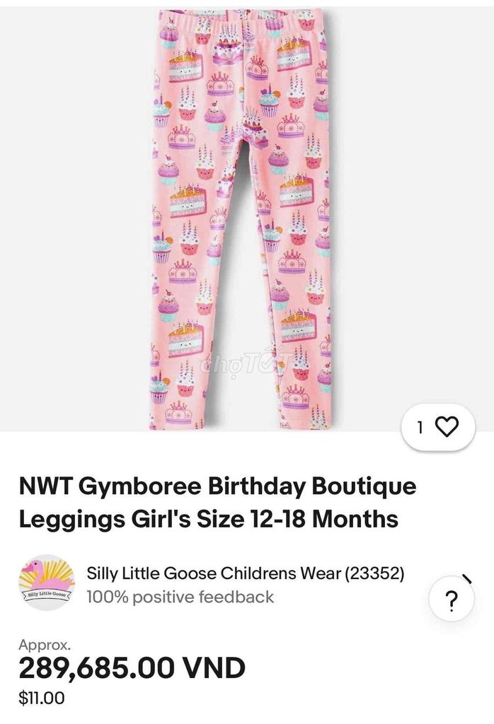 Quần legging bé gái vải mềm mịn. Mua bán Mẹ và bé tại Huyện Bến Lức Long An được đăng bởi Ngọc Mi hình 1