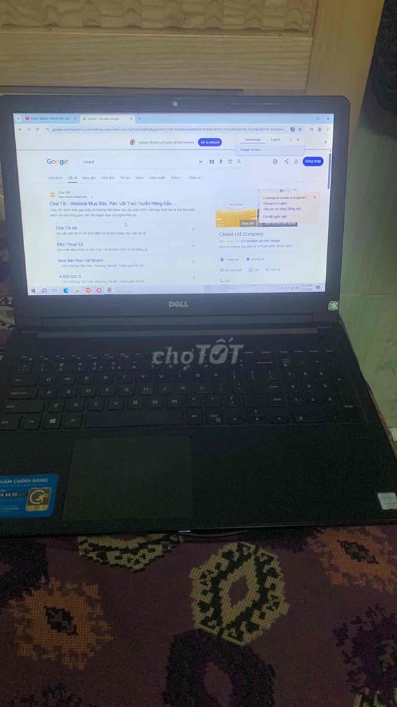 Dell Vostro 3568 i5 8GB/240GB SSD Đen. Mua bán Laptop tại Quận 10 Tp Hồ Chí Minh được đăng bởi VõHữu hình 1