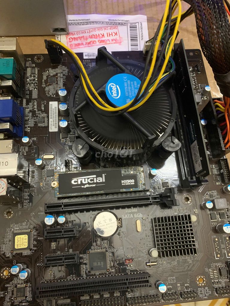 PC văn phòng h110 + i3 7100 kèm màn hình