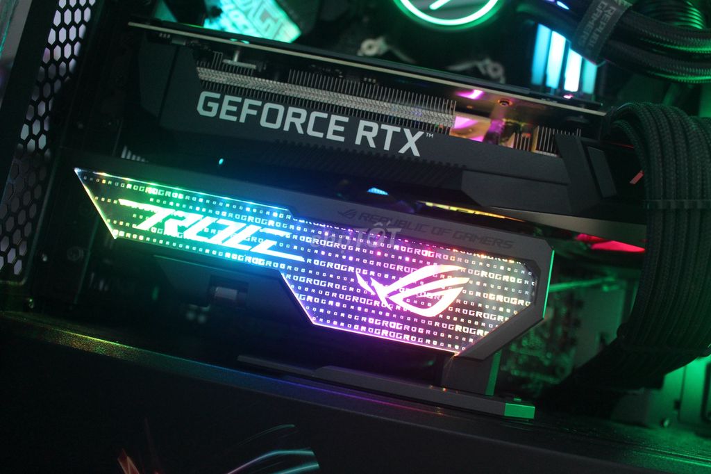 Giá đỡ VGA  ___ASUS ROG XH01 HERCULX A-RGB Sign