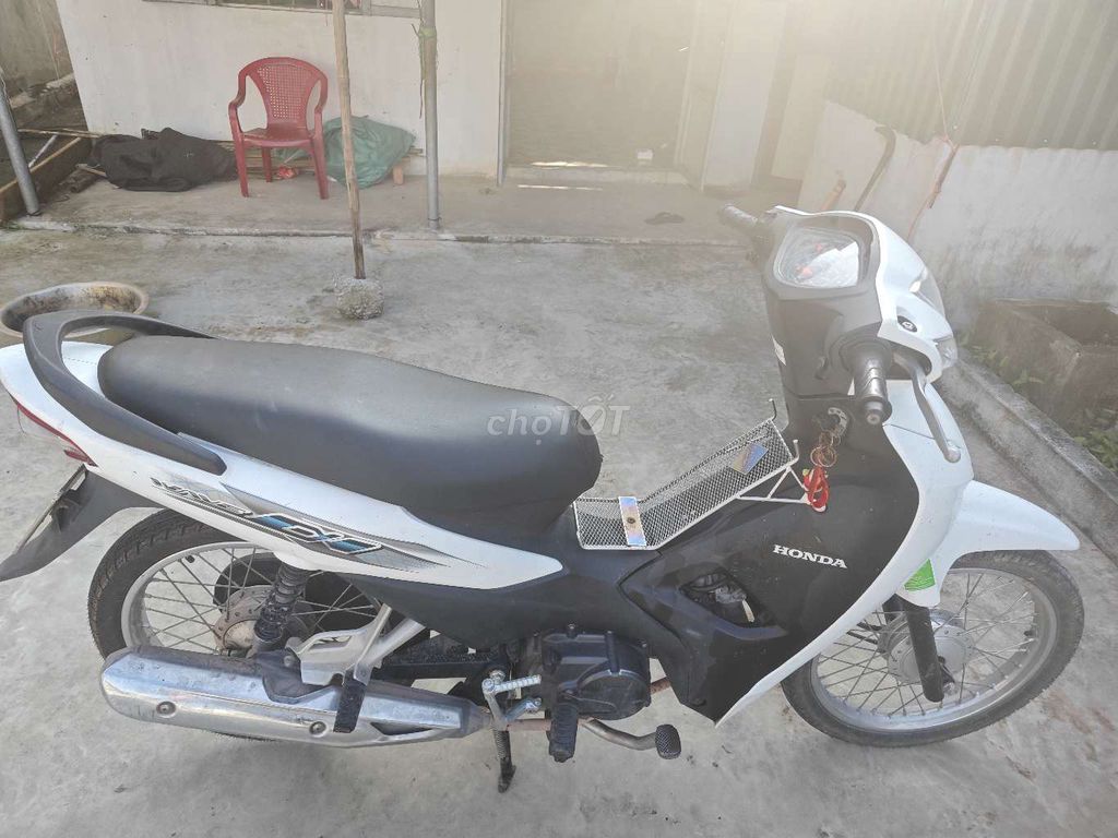 Honda Wave 110 бело-черный
