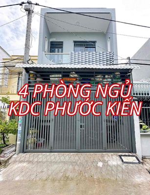 Nhà 1 trệt 1 lầu 4 PN KDC Phước Kiến