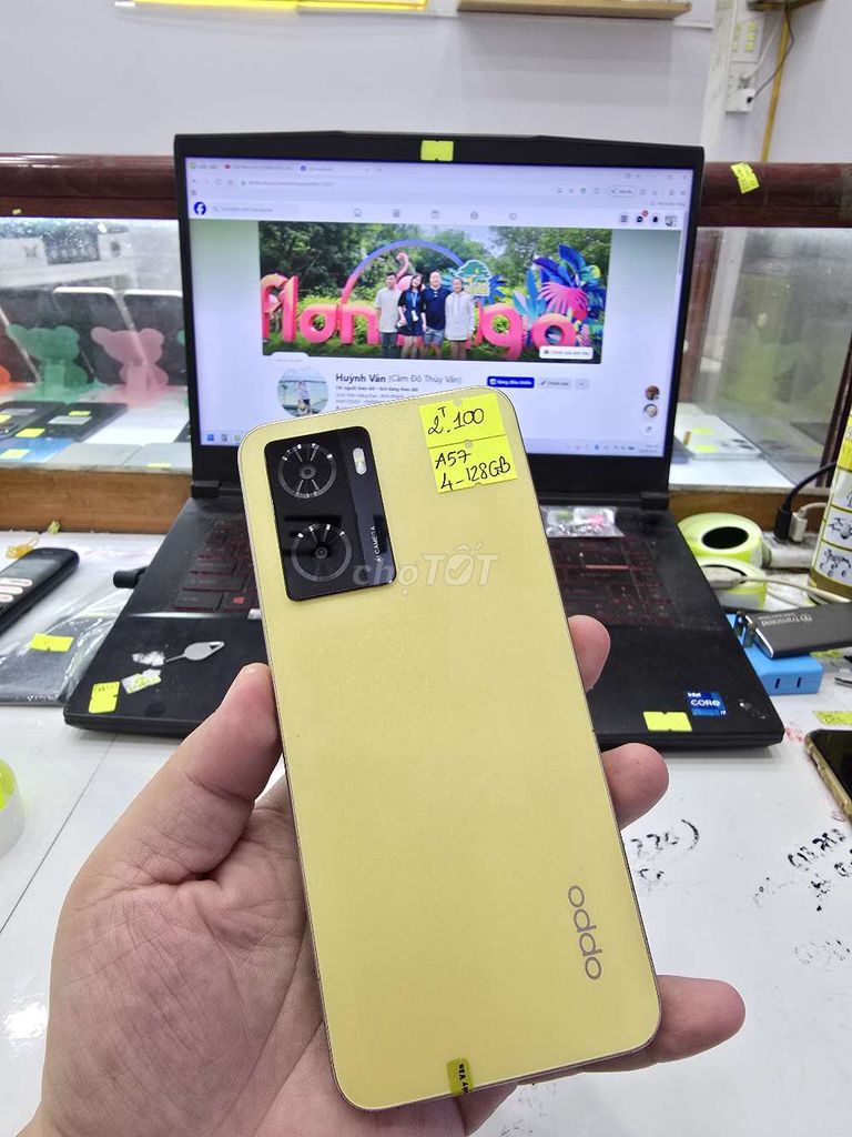 Oppo A57 4GB 128GB Vàng. Mua bán Điện thoại tại Thành phố Long Xuyên An Giang được đăng bởi Facebook Cầm Đồ Thúy Vân hình 1