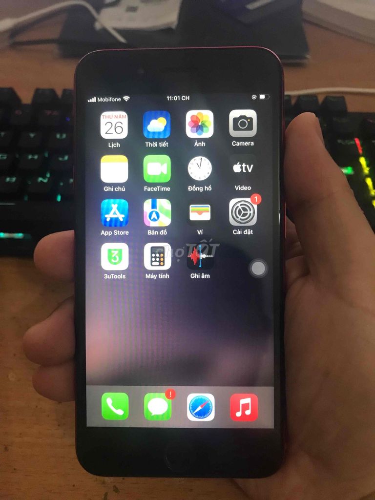 Apple iPhone 8 Plus 64GB Đỏ Hư loa trong. Mua bán Điện thoại tại Thành phố Vinh Nghệ An được đăng bởi Gia Bao hình 1