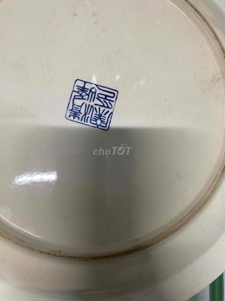 Dĩa gốm sứ ngũ sắc 32 cm( 2 dĩa). Mua bán Đồ sưu tầm, đồ cổ tại Quận 12 Tp Hồ Chí Minh được đăng bởi Vinh hình 1