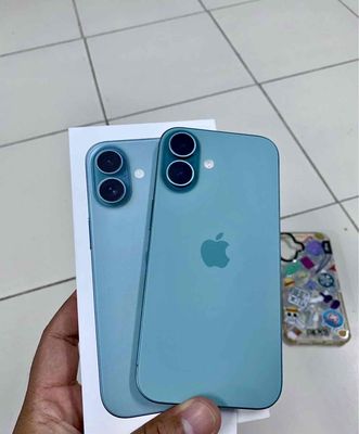 iPhone 16 128GB Xanh FULLBOX NEW BH APPLE 09/2025