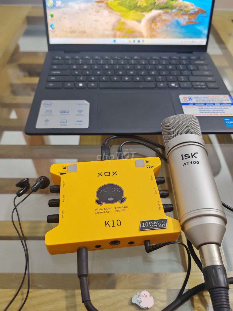 Bộ micro livestream XOX K10 Vàng. Mua bán Tivi, Âm thanh tại Thành phố Buôn Ma Thuột Đắk Lắk được đăng bởi manchester hình 1