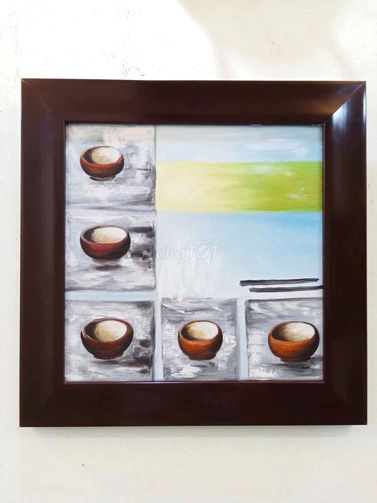 Tranh sơn dầu Trừu tượng 39x39 cm. Mua bán Đồ sưu tầm, đồ cổ tại Quận Hoàng Mai Hà Nội được đăng bởi Mai Xuân Tình hình 1