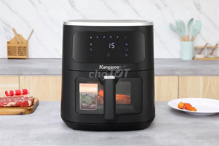 Nồi chiên không dầu Kangaroo KGAF82DG 8 lít Đen. Mua bán Bếp, lò, đồ điện nhà bếp tại Thành phố Vĩnh Long Vĩnh Long được đăng bởi Chú Khải Duy hình 1