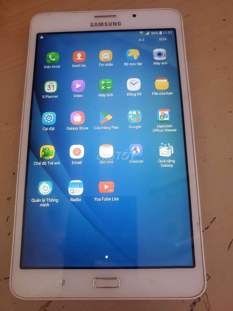 Samsung Galaxy Tab A (2016) Trắng. Mua bán Máy tính bảng tại Thành phố Biên Hòa Đồng Nai được đăng bởi Anh Hùng hình 1