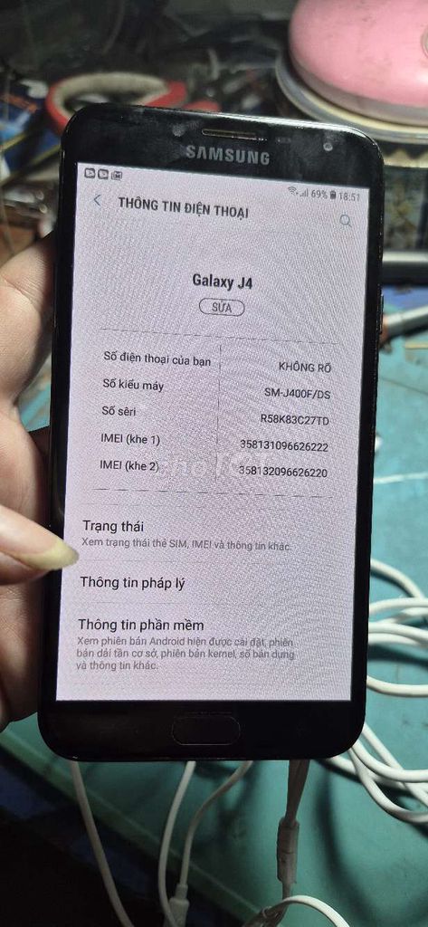 Samsung Galaxy J4 Đen Đã dùng. Mua bán Điện thoại tại Huyện Hóc Môn Tp Hồ Chí Minh được đăng bởi Trần Kiên Mobile Shop hình 1