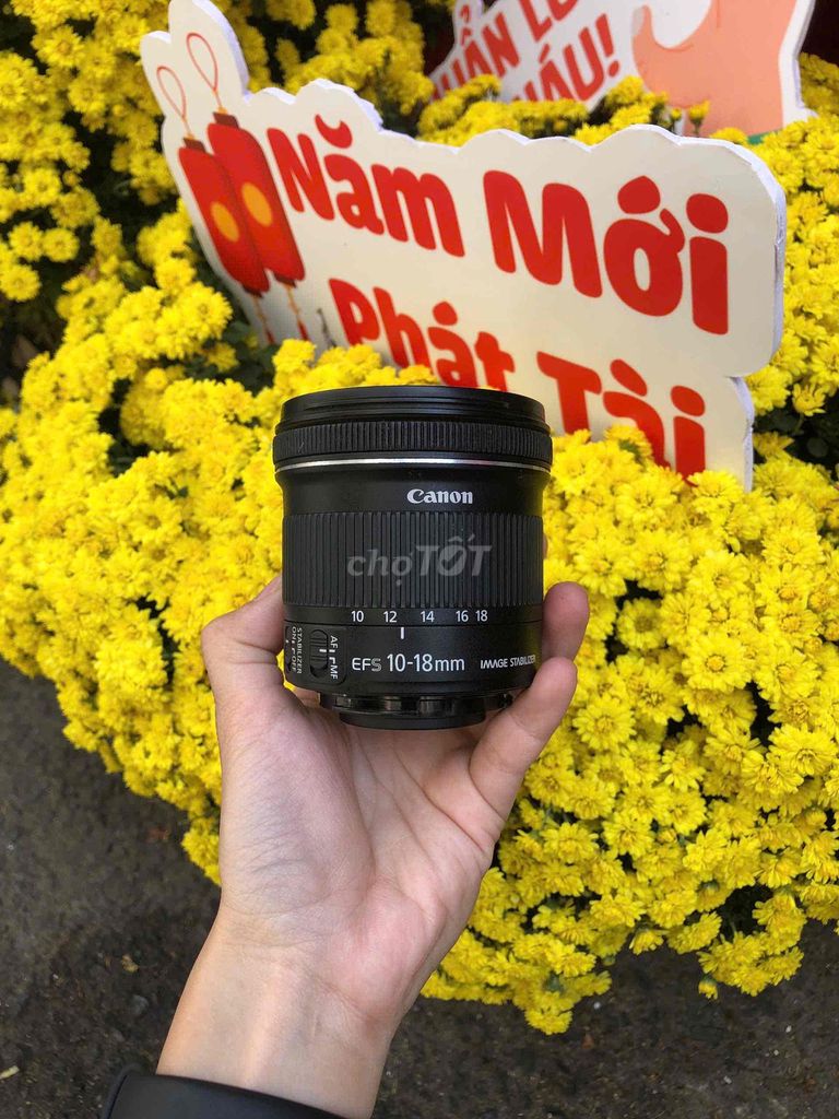 Ống kính Canon EF-S 10-18mm STM Đen. Mua bán Máy ảnh, Máy quay tại Quận Phú Nhuận Tp Hồ Chí Minh được đăng bởi Lam Vy  hình 1