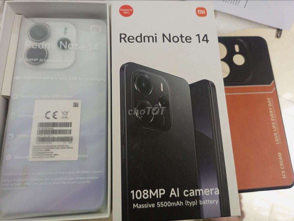 Xiaomi Redmi Note 14 Full box ít xài còn bh 7/2026. Mua bán Điện thoại tại Thành phố Dĩ An Bình Dương được đăng bởi ĐT có sao ghi vậy có GL hình 1