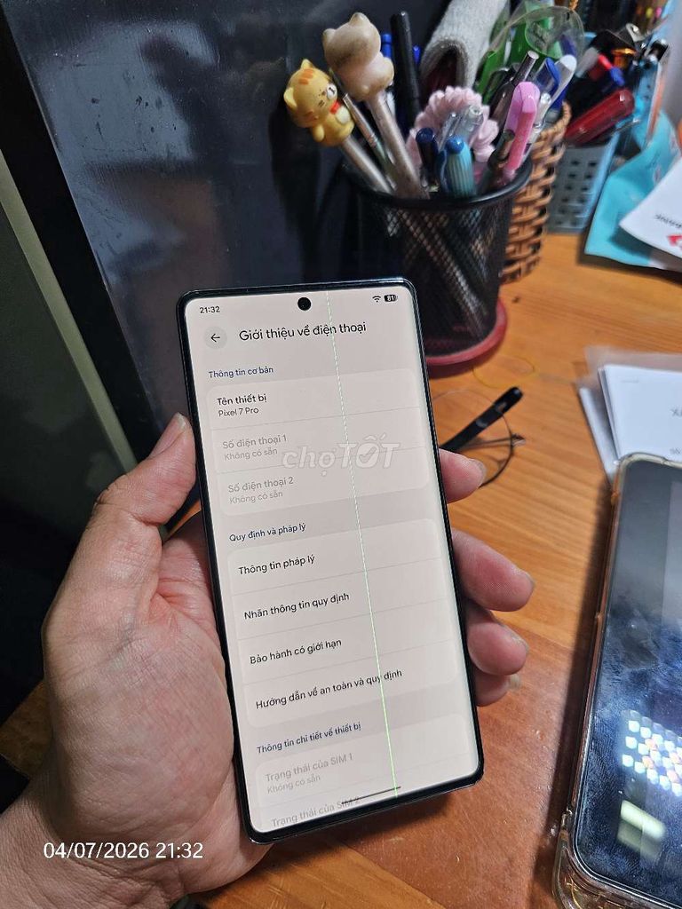 Google Pixel 7 Pro lock adb sọc nhẹ. Mua bán Điện thoại tại Quận 5 Tp Hồ Chí Minh được đăng bởi ManhQuynh hình 1