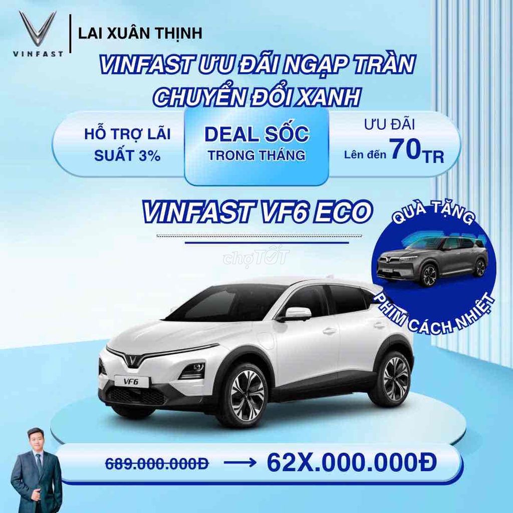 VF6 Plus + ECO sắp kết khúc Ưu đãi lên đến 70tr. Mua bán Ô tô tại Quận 5 Tp Hồ Chí Minh được đăng bởi VINFAST Quận 5 hình 3