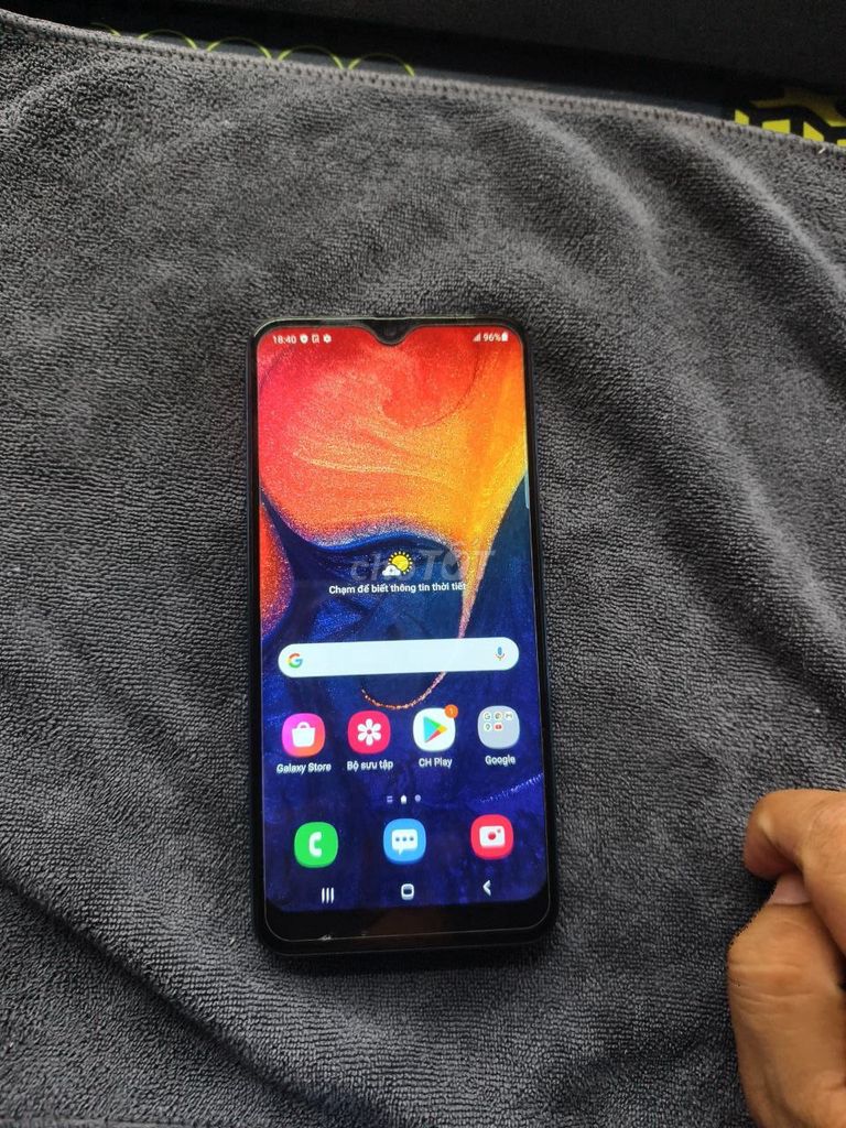 Samsung A50 4GB/64GB Xanh. Mua bán Điện thoại tại Huyện Trảng Bàng Tây Ninh được đăng bởi Khang hình 1