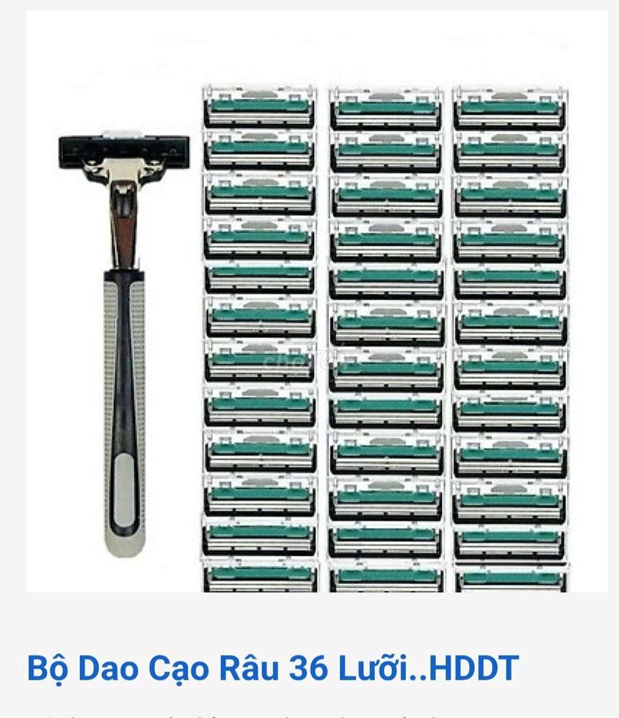 Dao cạo râu nam 36 lưỡi Kim loại, nhựa. Mua bán Thiết bị vệ sinh, nhà tắm tại Quận 4 Tp Hồ Chí Minh được đăng bởi Ngọc hình 1